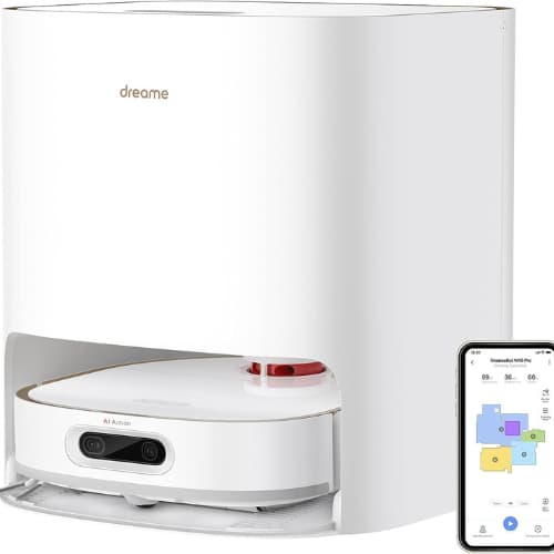 Dreame W10 Pro Robot Aspirador y Fregasuelos con Estación de Autolimpieza Automática