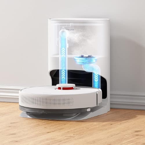 Robot aspirador con autovaciado